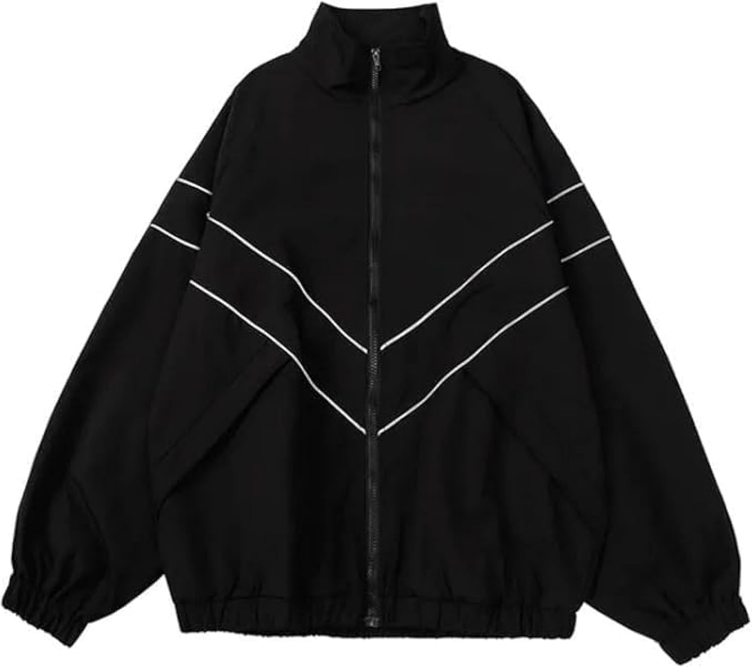 Vintage Jackets Hip Hop Style Patchwork Windbreak Unisex Streetwear Lightweight Jackets Bomber Jackets